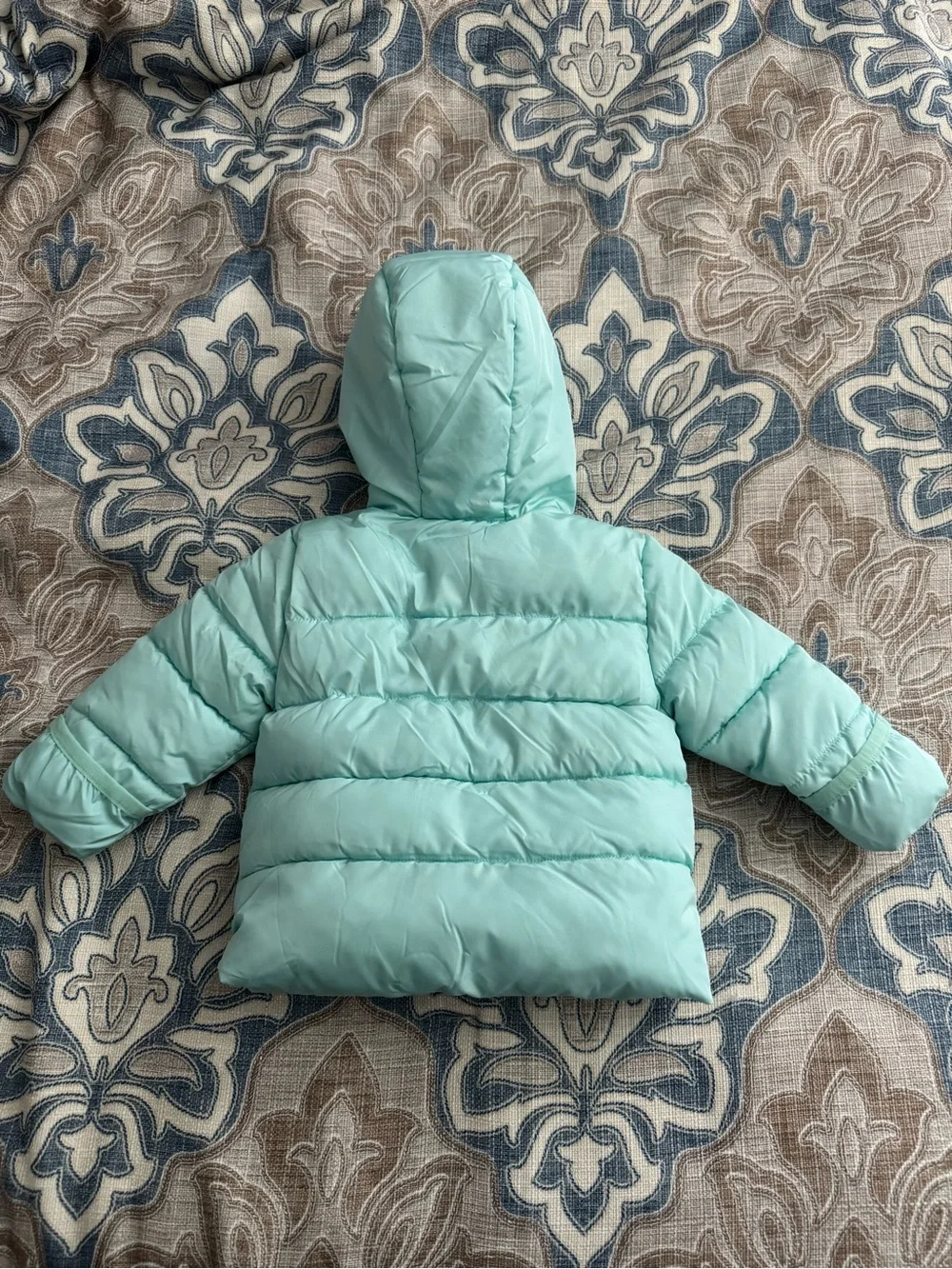 Ozark Trail Light Blue Puffer Jacket with Hood 18 Months